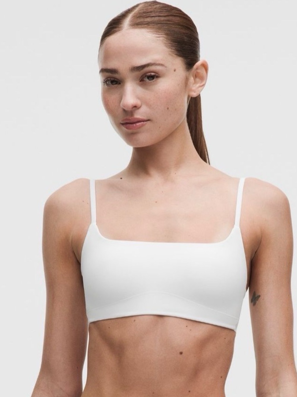 NWT lululemon Like a Cloud Spaghetti-Strap Bra - White - Size 8 - A/B Cup